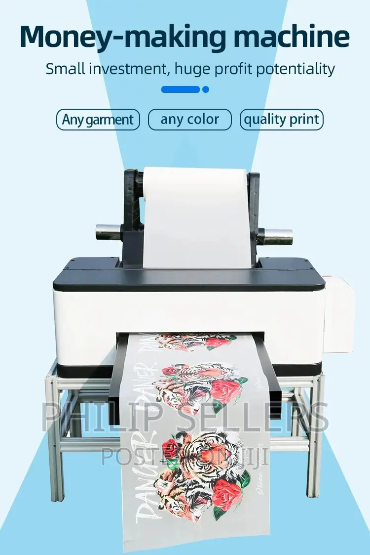 A3 Size With a Roller Feeder White Ink Cirulation System