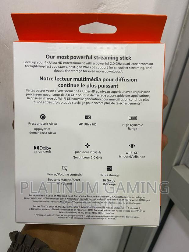 Fire Tv Stick Max -2nd Gen - thumbnail 3