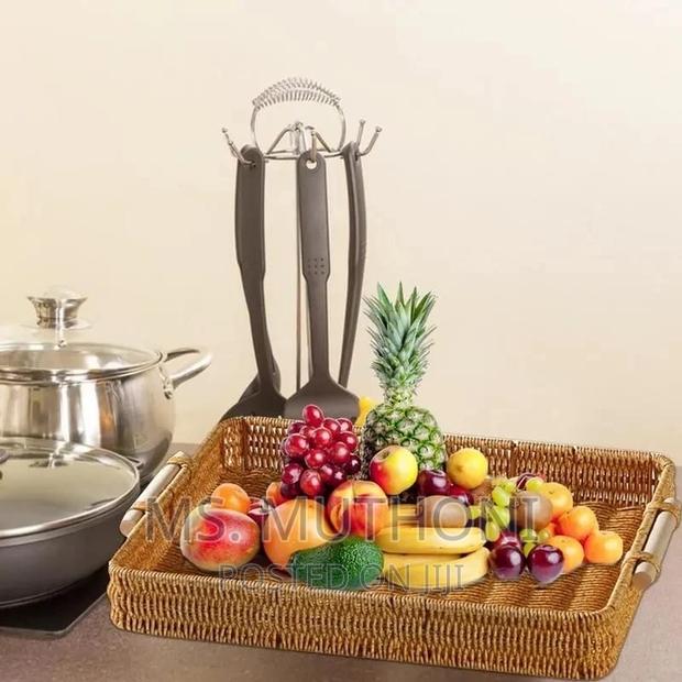 3 RATTAN TRAY Woven RECTANGLE in Shape.* - thumbnail 3