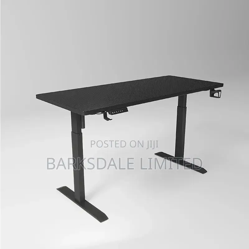 Table Electrical Adjustable Black Desk Office Standing