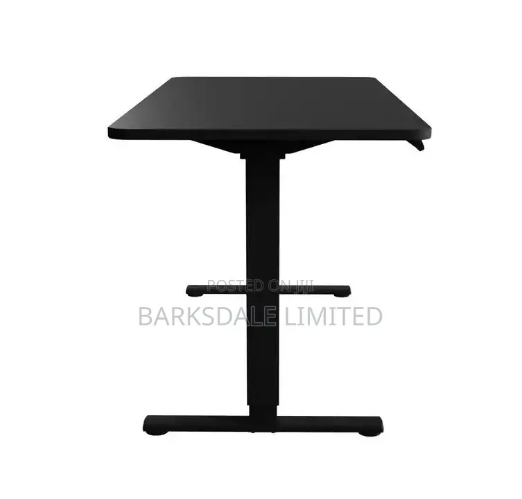 Table Electrical Adjustable Black Desk Office Standing