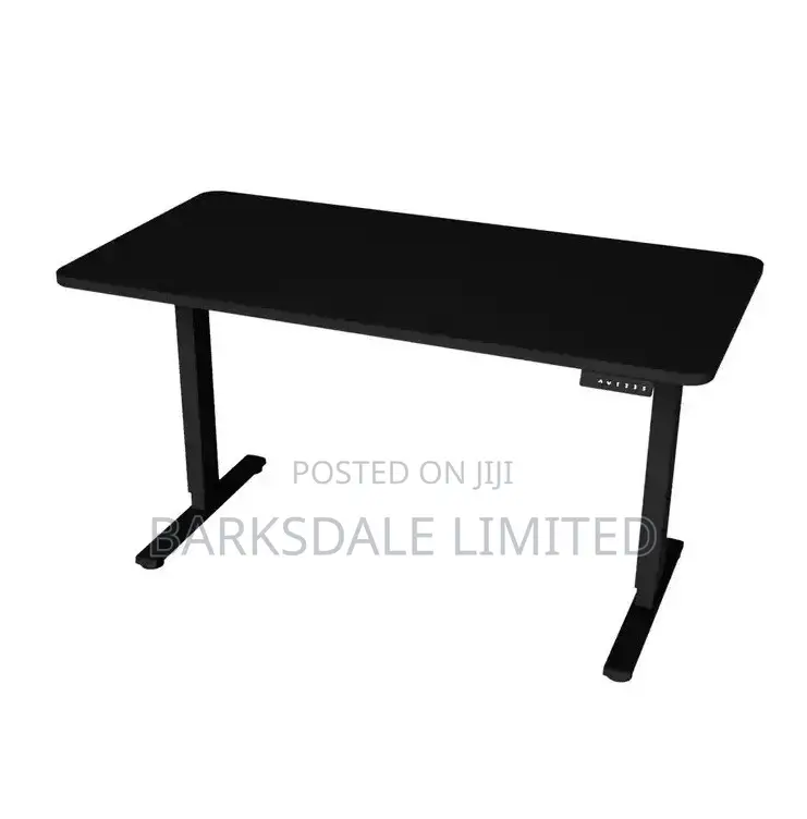 Table Electrical Adjustable Black Desk Office Standing