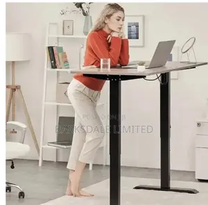 Table Electrical Adjustable Black Desk Office Standing
