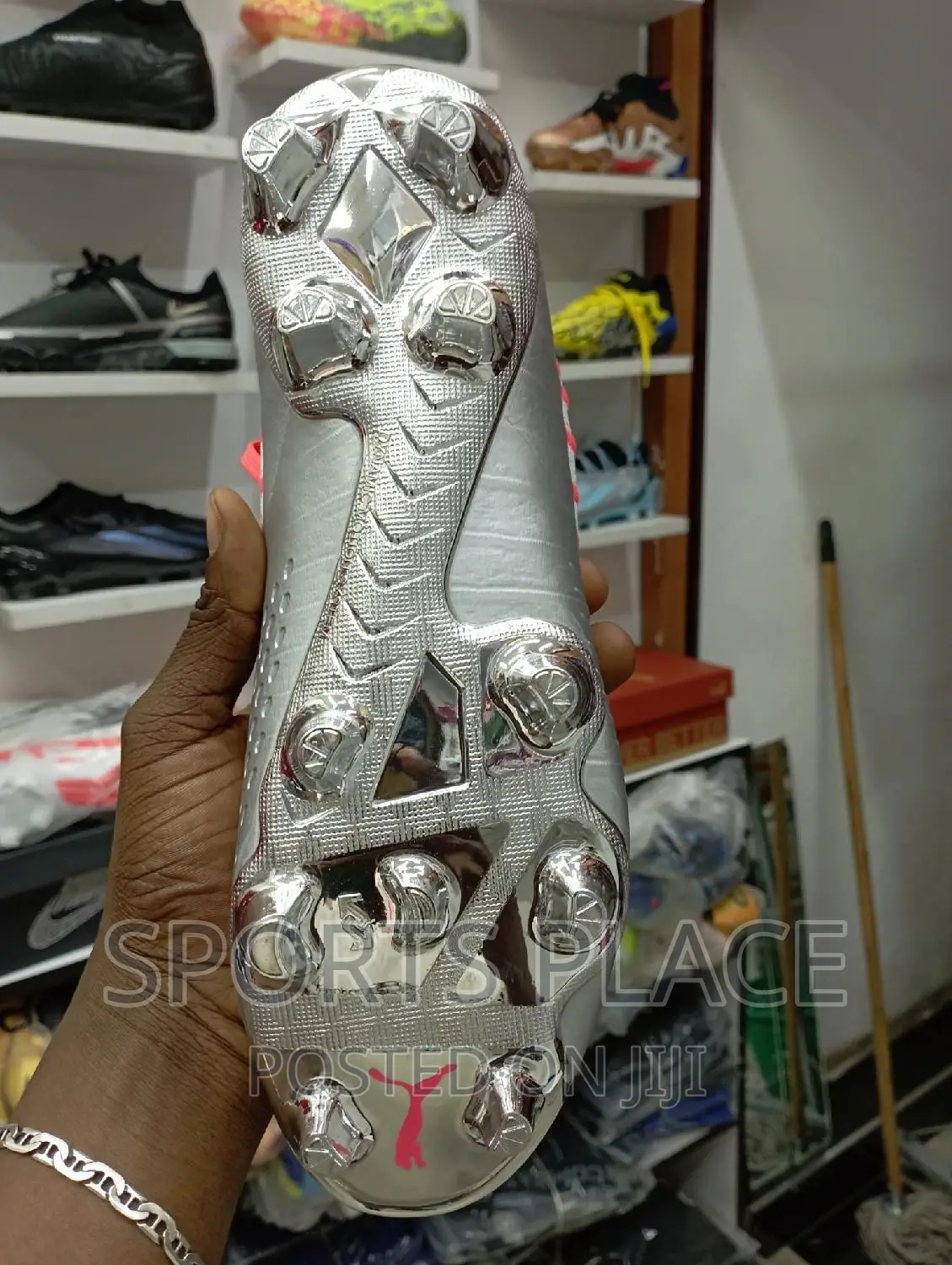 Silver Plate Puma Future Z Football Boots