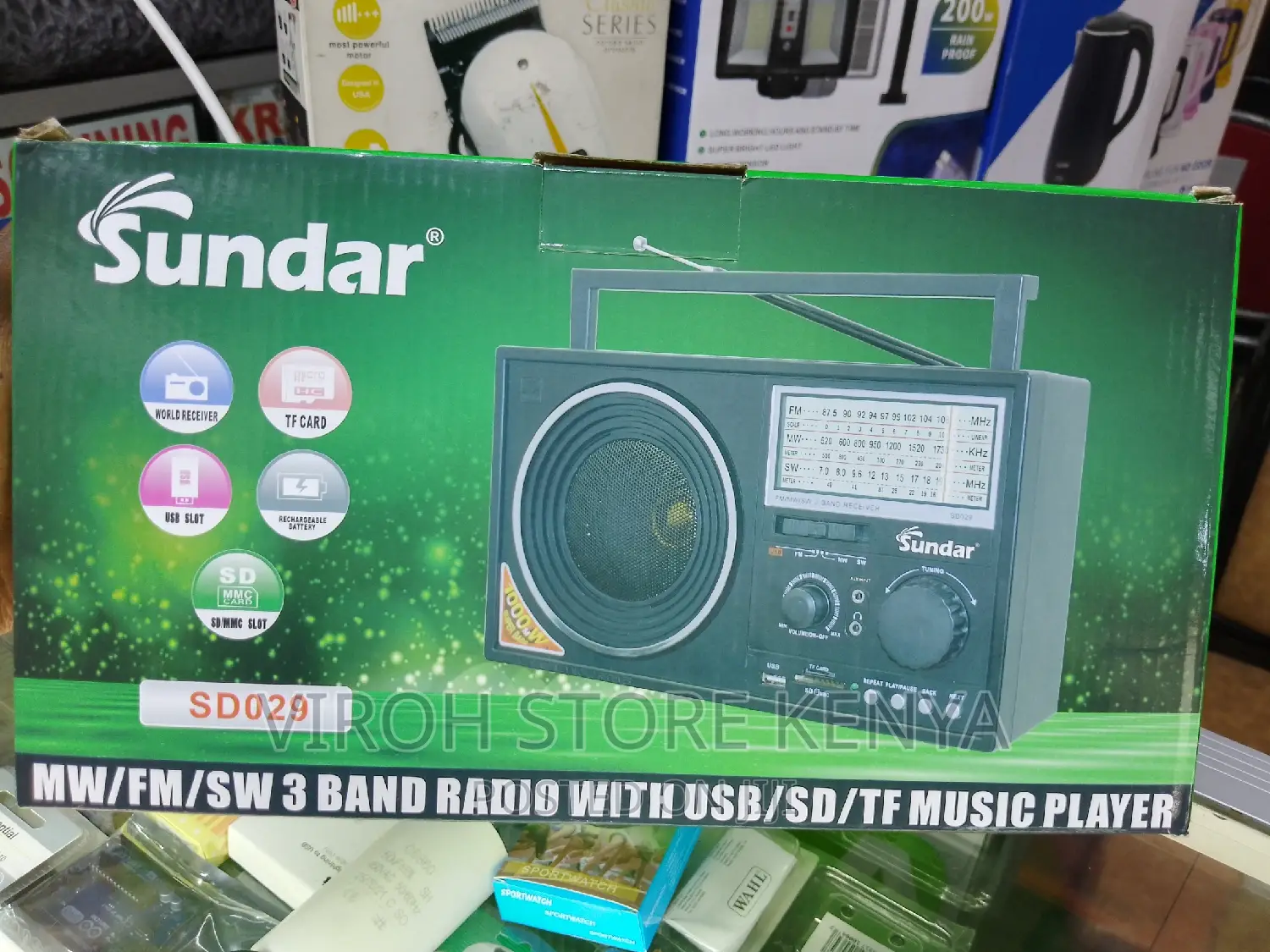 Sundar Rechargeable Radio SD029 With USB Port/Fm