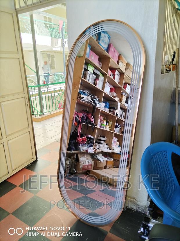 Oval Led Salon/Kinyozi Mirror - main view