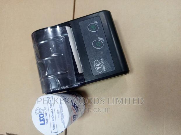 Black 58mm Bluetooth Printer Etims Compatible