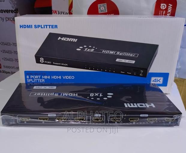 HDMI Splitter 1 in 8 Out 1×8 / 8 Port Eight Outputs Distribu
