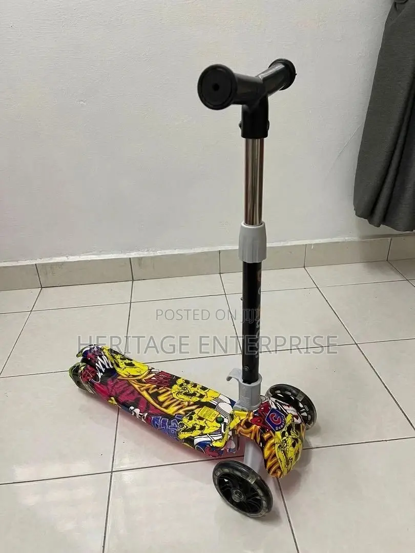 Wheel Children Scooter Foldable and Adjustable Handlebar
