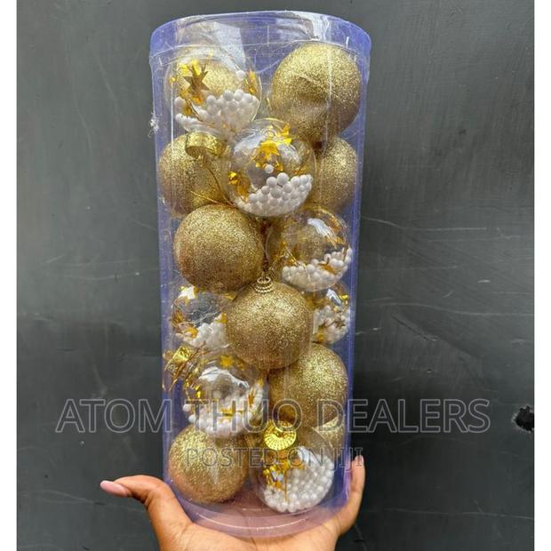Goldish Xmass Balls - main view