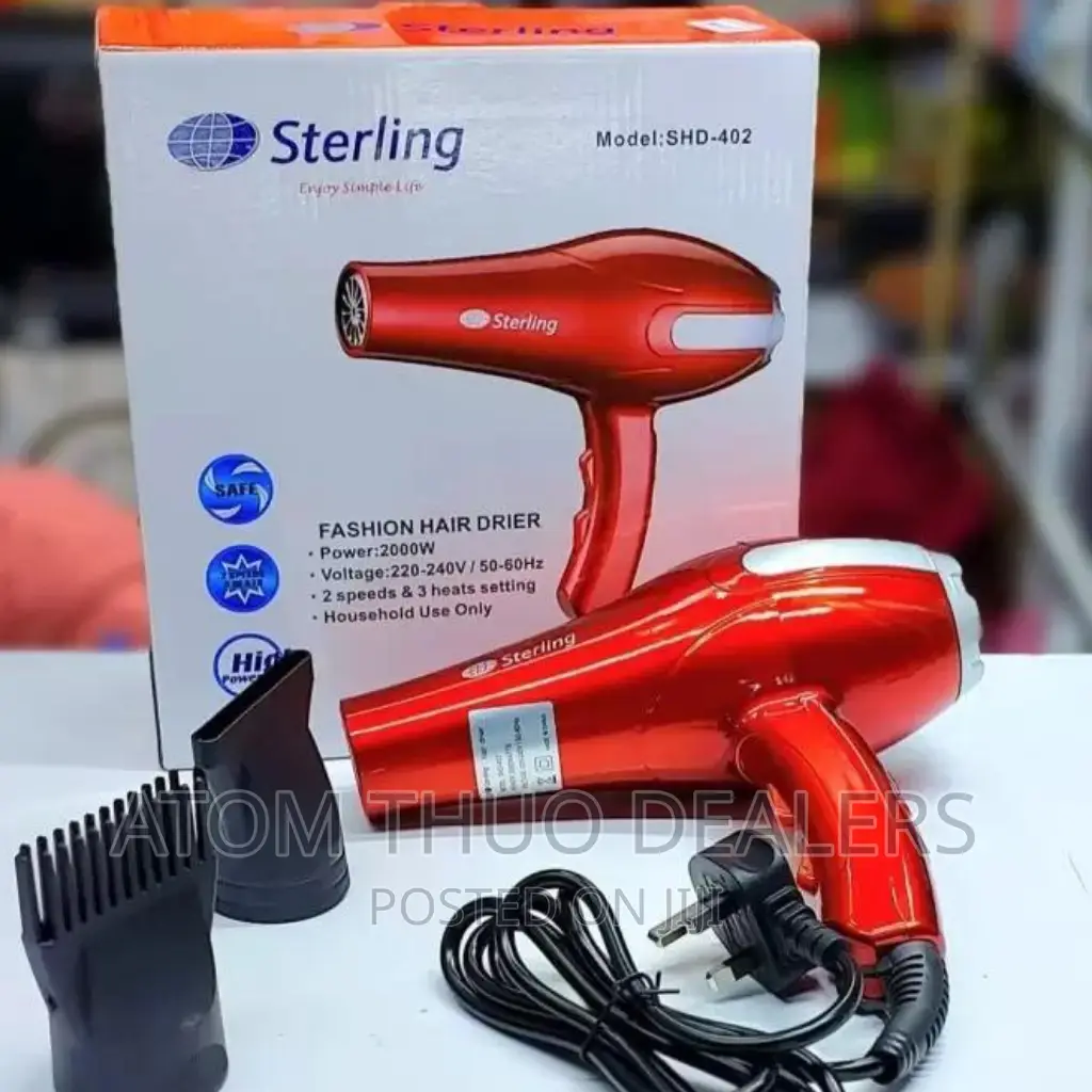 Red Sterling Blowdry Model:SHD-402