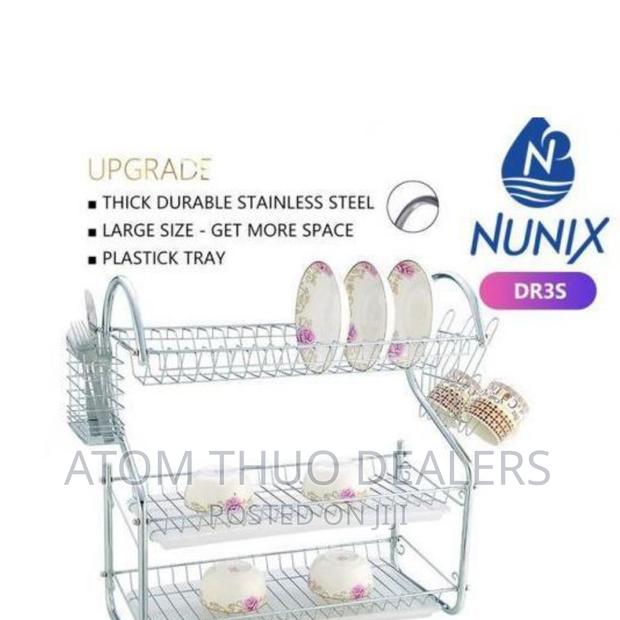 Dish Rack Nunix -3 Tier + Drain Board DR3S