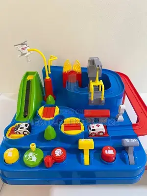 New Adventure Track Car, Toy Parking Building Toys.
