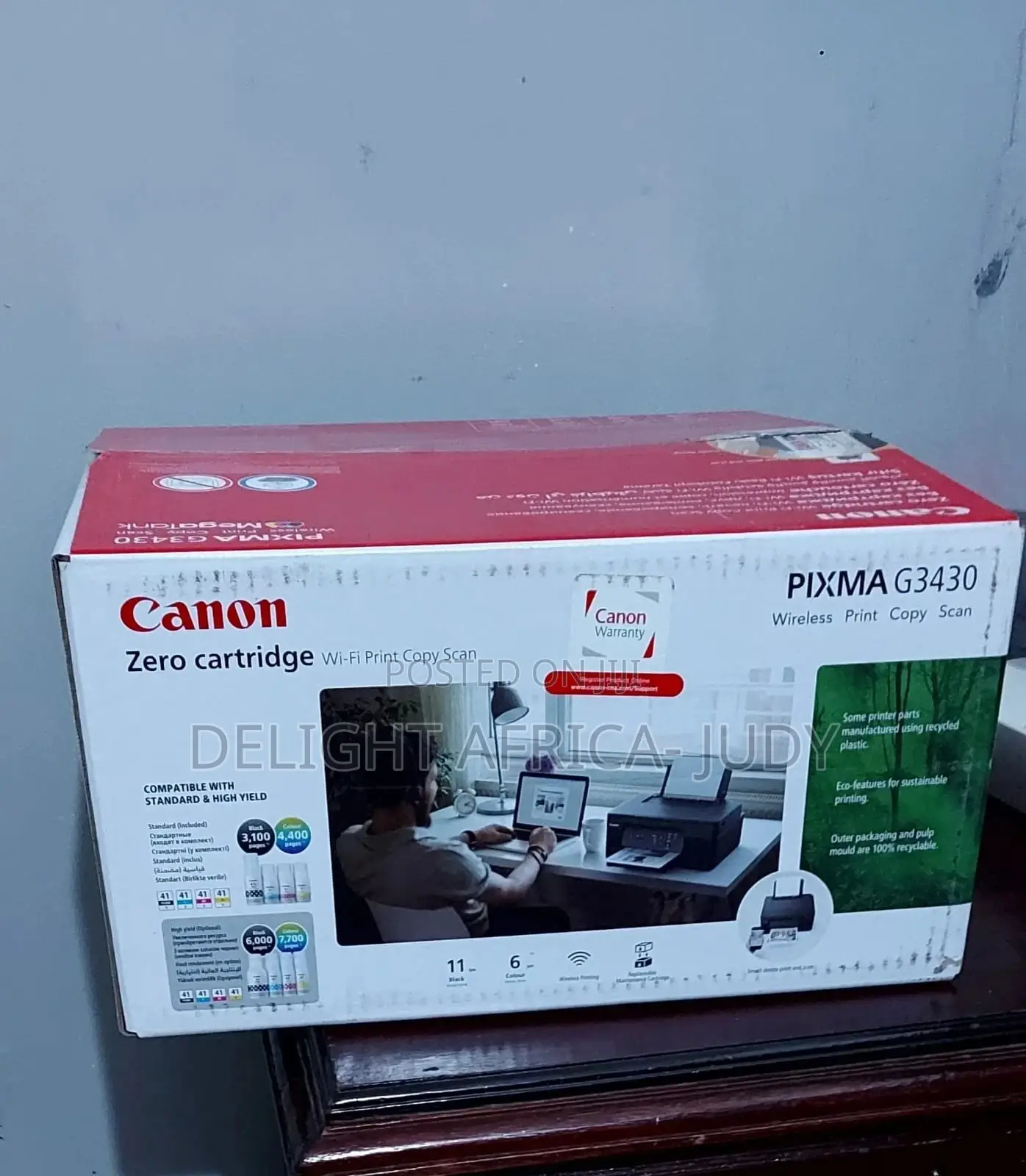 Canon G3430 Inkjet, A4, Wi-Fi Printer