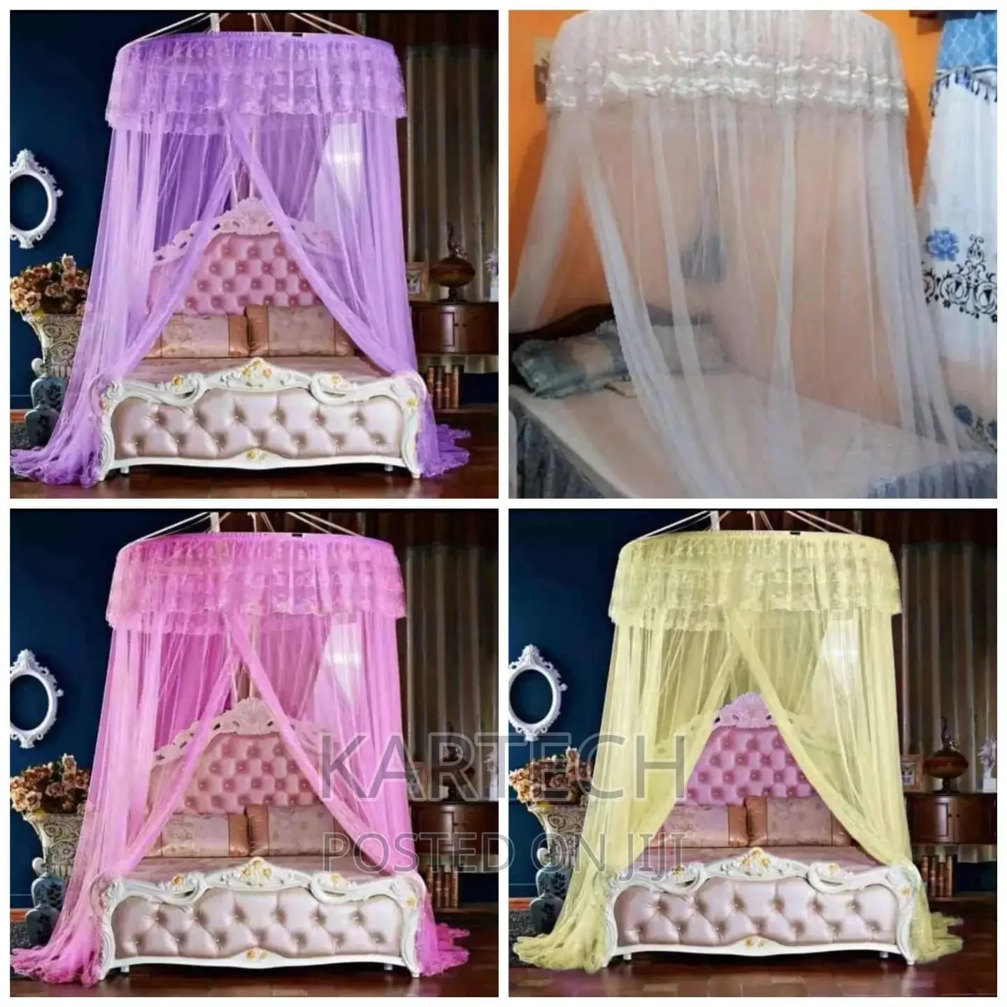 Round Mosquito Net Ideal for 3by6 4by6 5by6