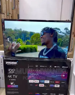 Vision Plus 55′′ Uhd Frameless Smart Tv With Netflix