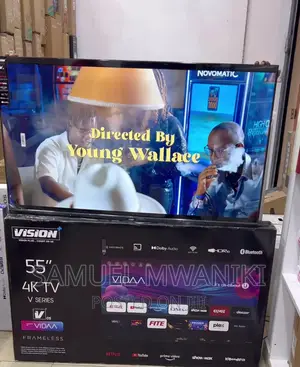Vision Plus 55′′ Uhd Frameless Smart Tv With Netflix