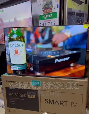 Hisense 43" Smart Uhd Vidaa Frameless Tv With Bluetooth