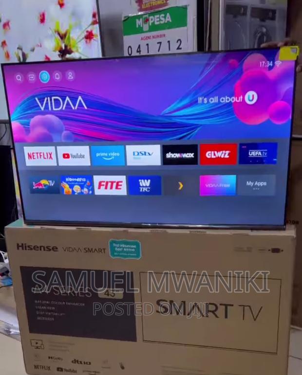 Hisense 43" Smart Uhd Vidaa Frameless Tv With Bluetooth - main view