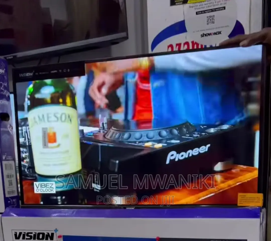 Vision Plus 32′′ Frameless Smart Android Tv FHD Display
