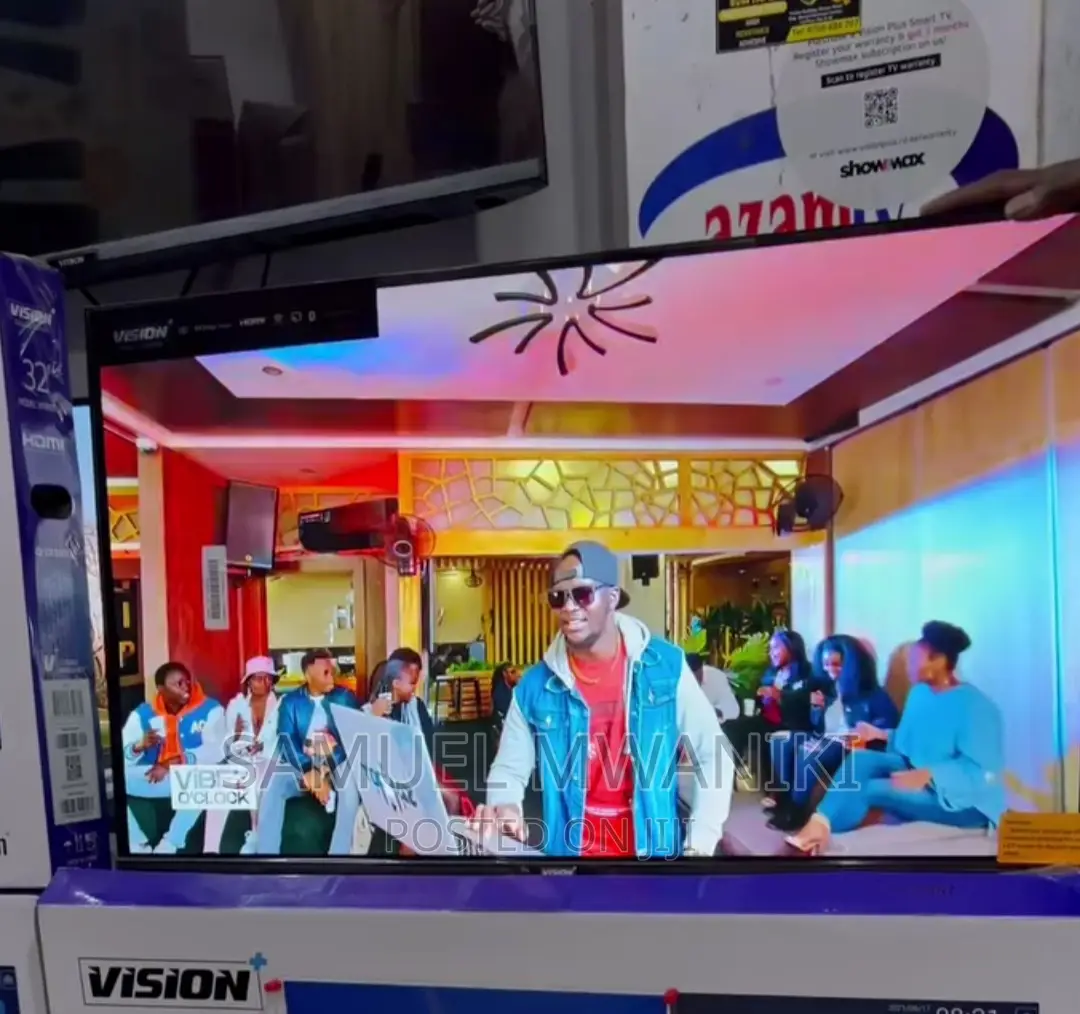 Vision Plus 32′′ Frameless Smart Android Tv FHD Display