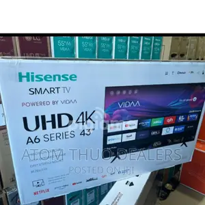 Hisense 43 Inches A6 Series 4 K Smart Android Frameless Tv