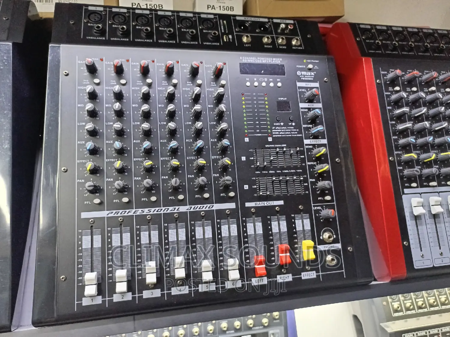 Powered Mixer 6 Channelz Omaxs