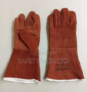 Brown Heavy-duty Leather Gloves/Gauntlet