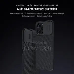 Nillkin Camshield Cover Case for Xiaomi Redmi 12 4G, 5G, Red