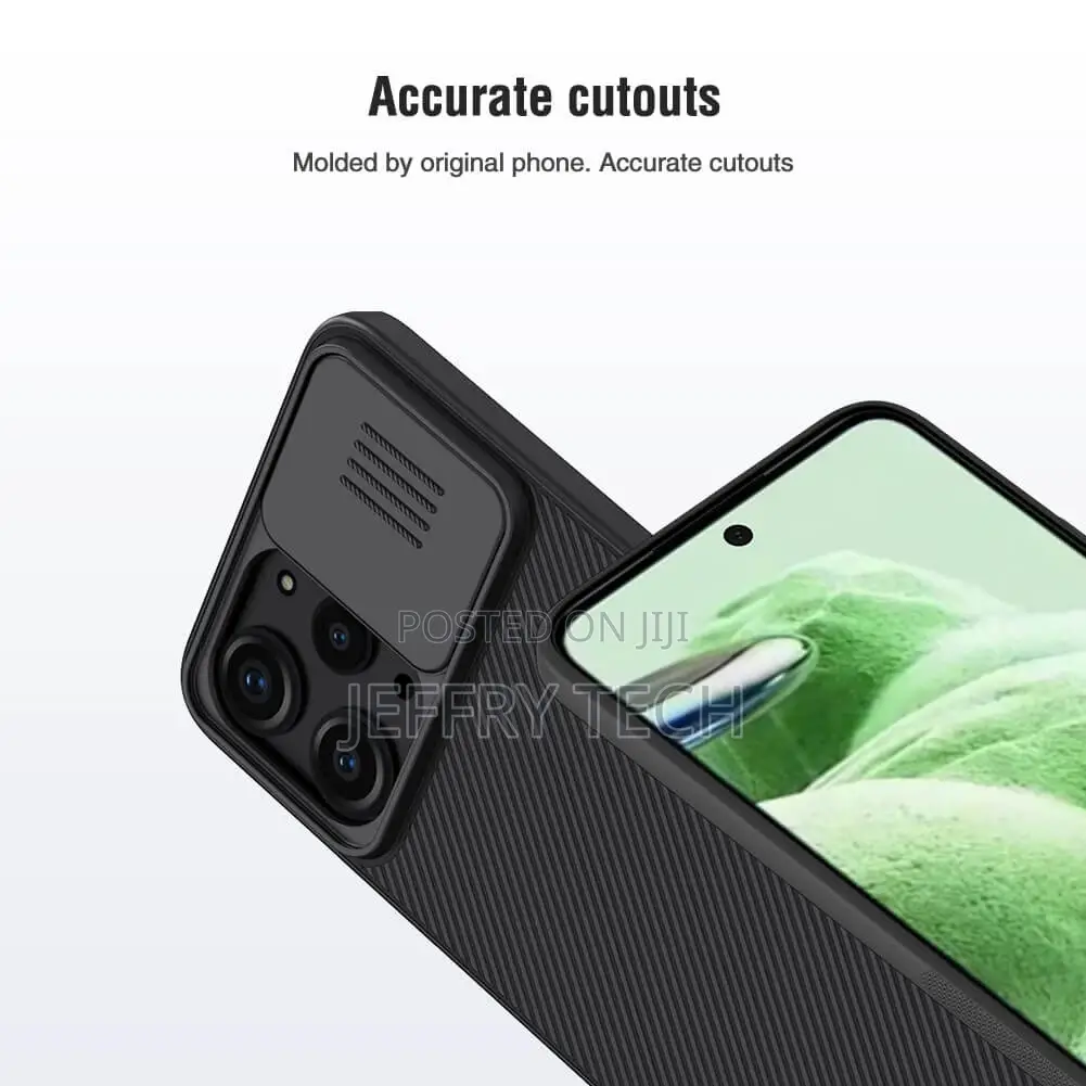 Nillkin Camshield Cover Case for Xiaomi Redmi 12 4G, 5G, Red