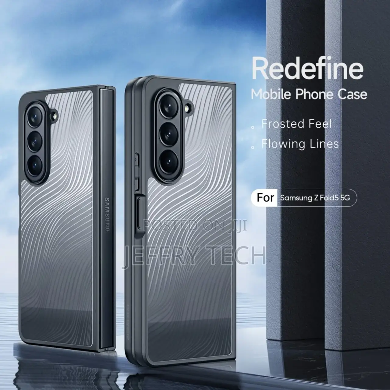 Aimo Samsung Galaxy Z Fold 5 Aimo Series Case Transparent