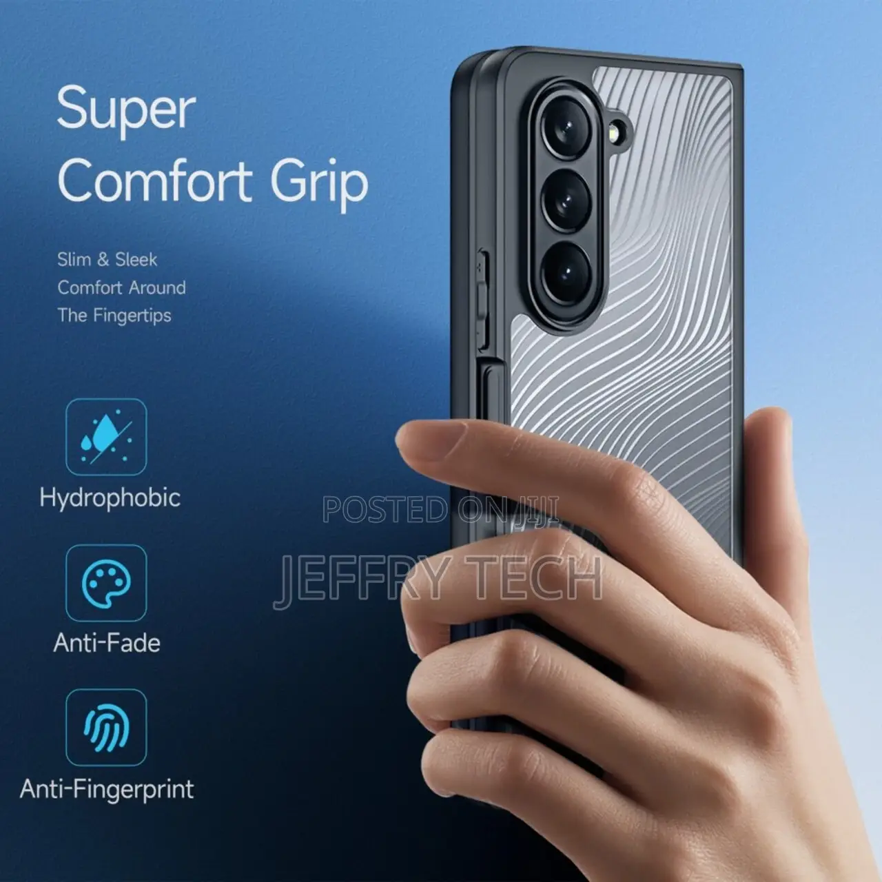 Aimo Samsung Galaxy Z Fold 5 Aimo Series Case Transparent