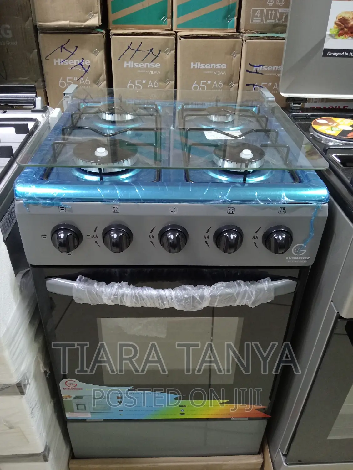 Eurochef 50 by 55 All Gas Cooker
