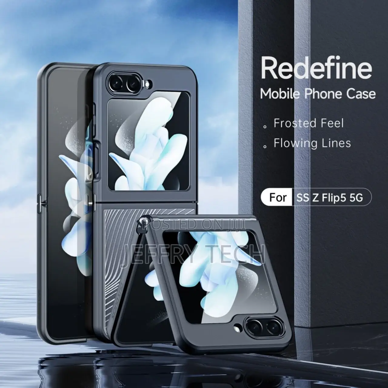 Aimo Samsung Galaxy Z Flip 5 Aimo Series Case Transparent