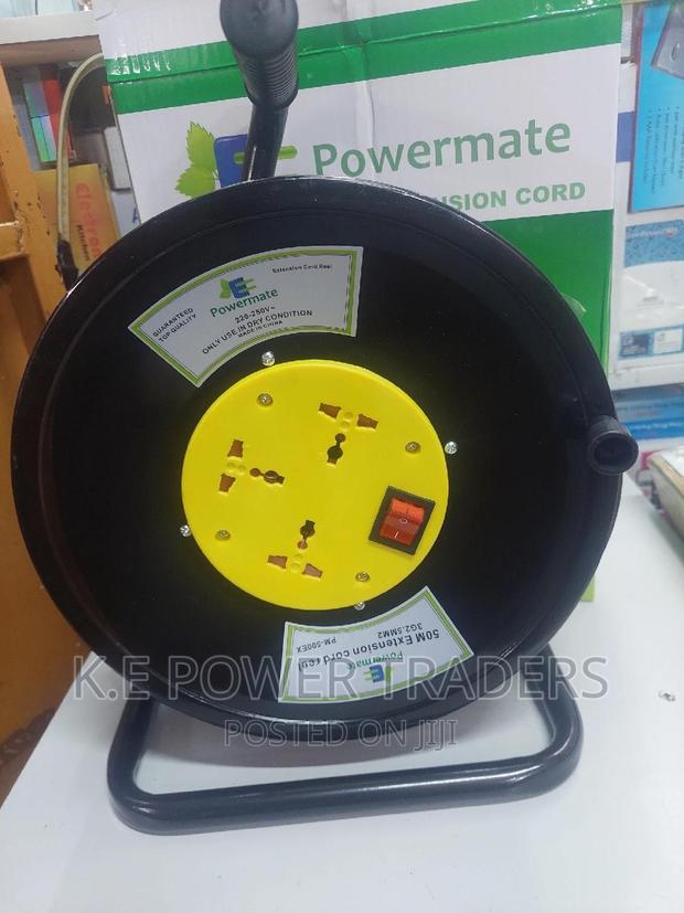 Fused 3 Core 50m Cable Reel - main view
