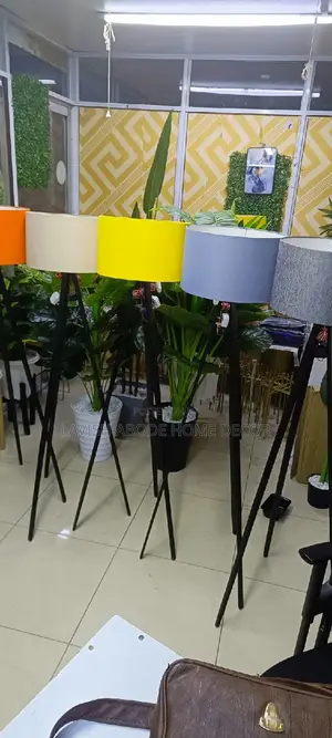 Beautiful Floor Standing Tripod Lamp All Colors Available