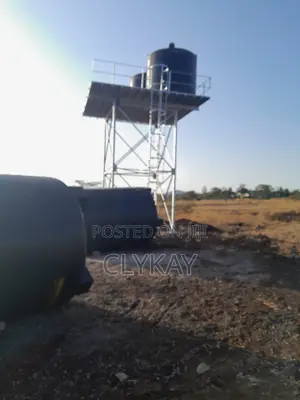 Steel Tower With Plastic Tanks