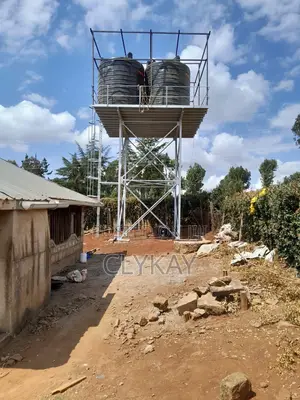 Steel Tower With Plastic Tanks