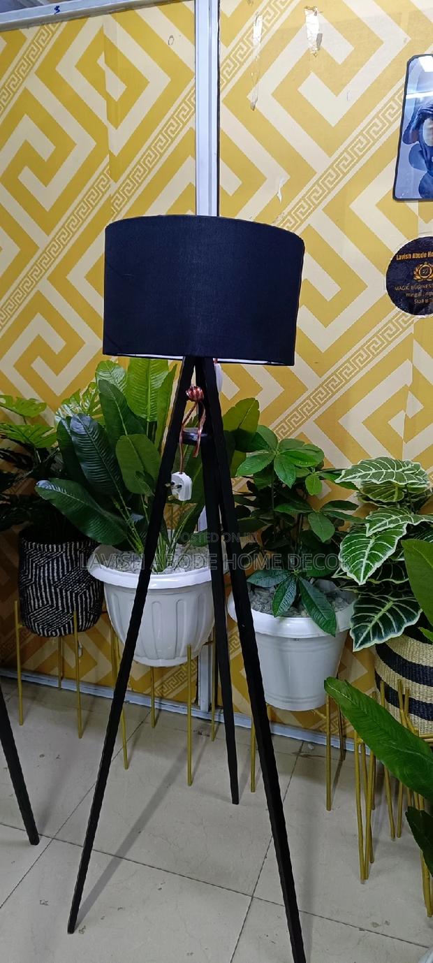 Black Floor Tripod Lamp 165cm Long - main view