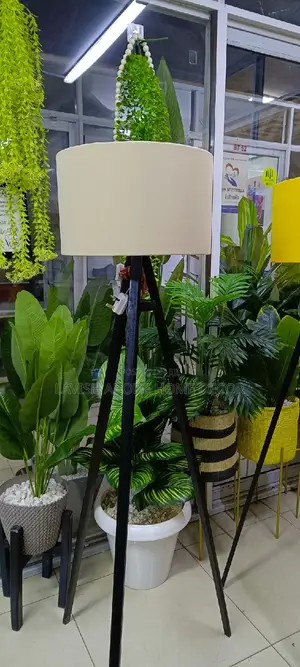 Beige Floor Standing Tripod Lampshade in Diffrent Colors