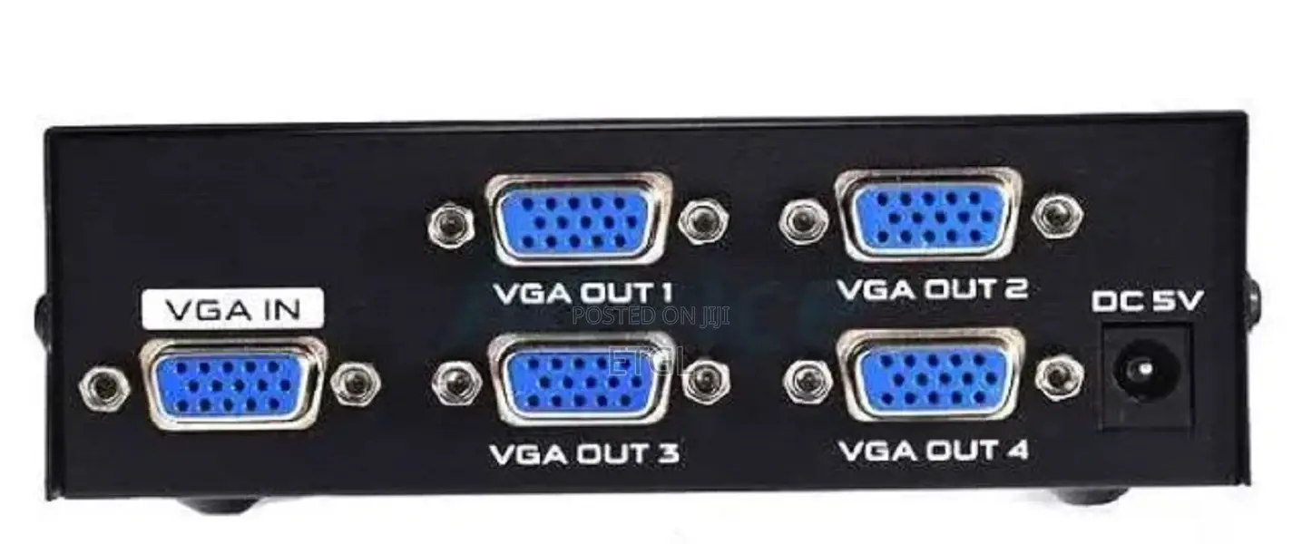 .1×4 (4 Way) Active / Powered VGA Splitter – 150mhz (1600 X