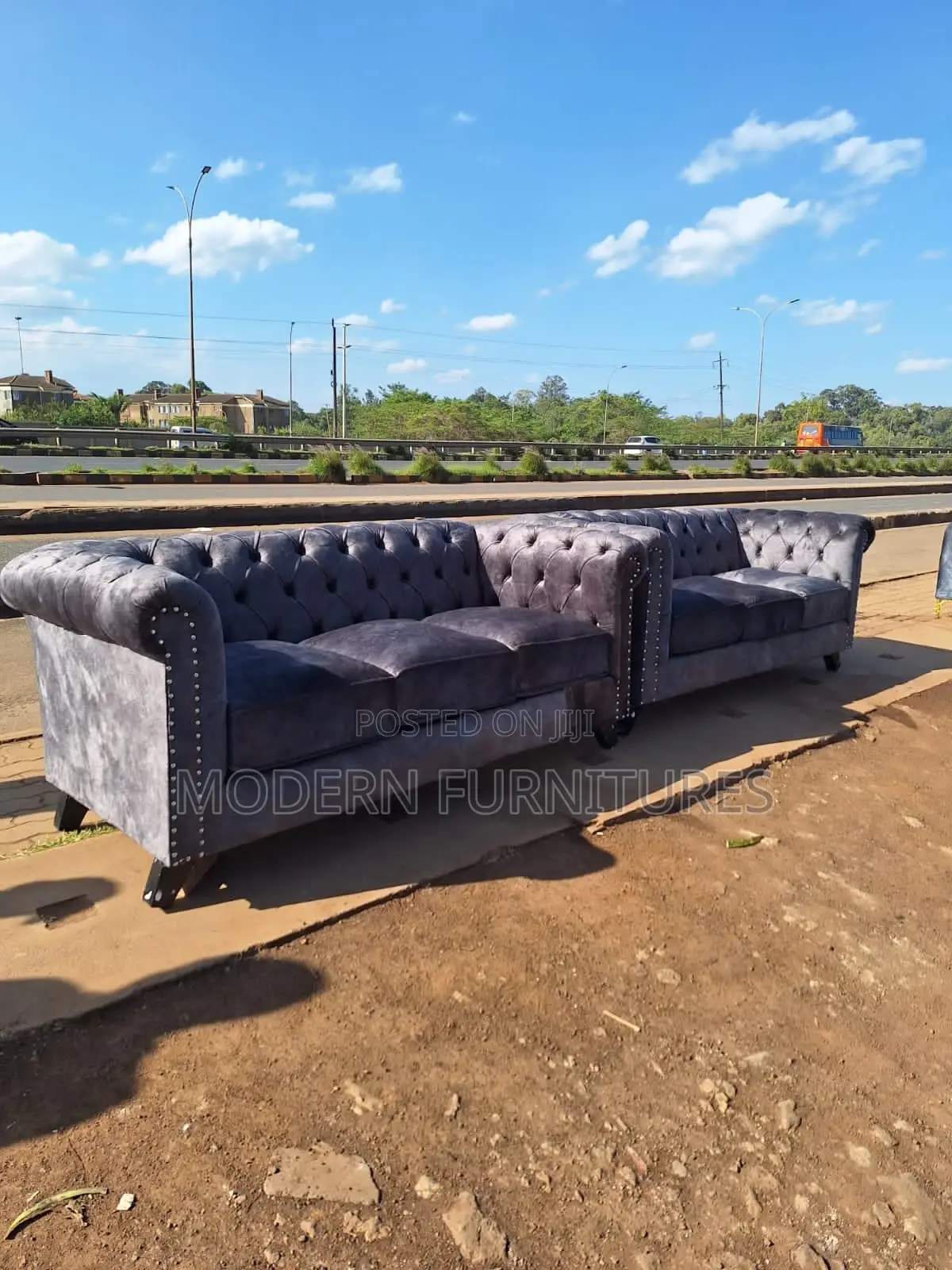 5 Seater Chesterfield Sofa