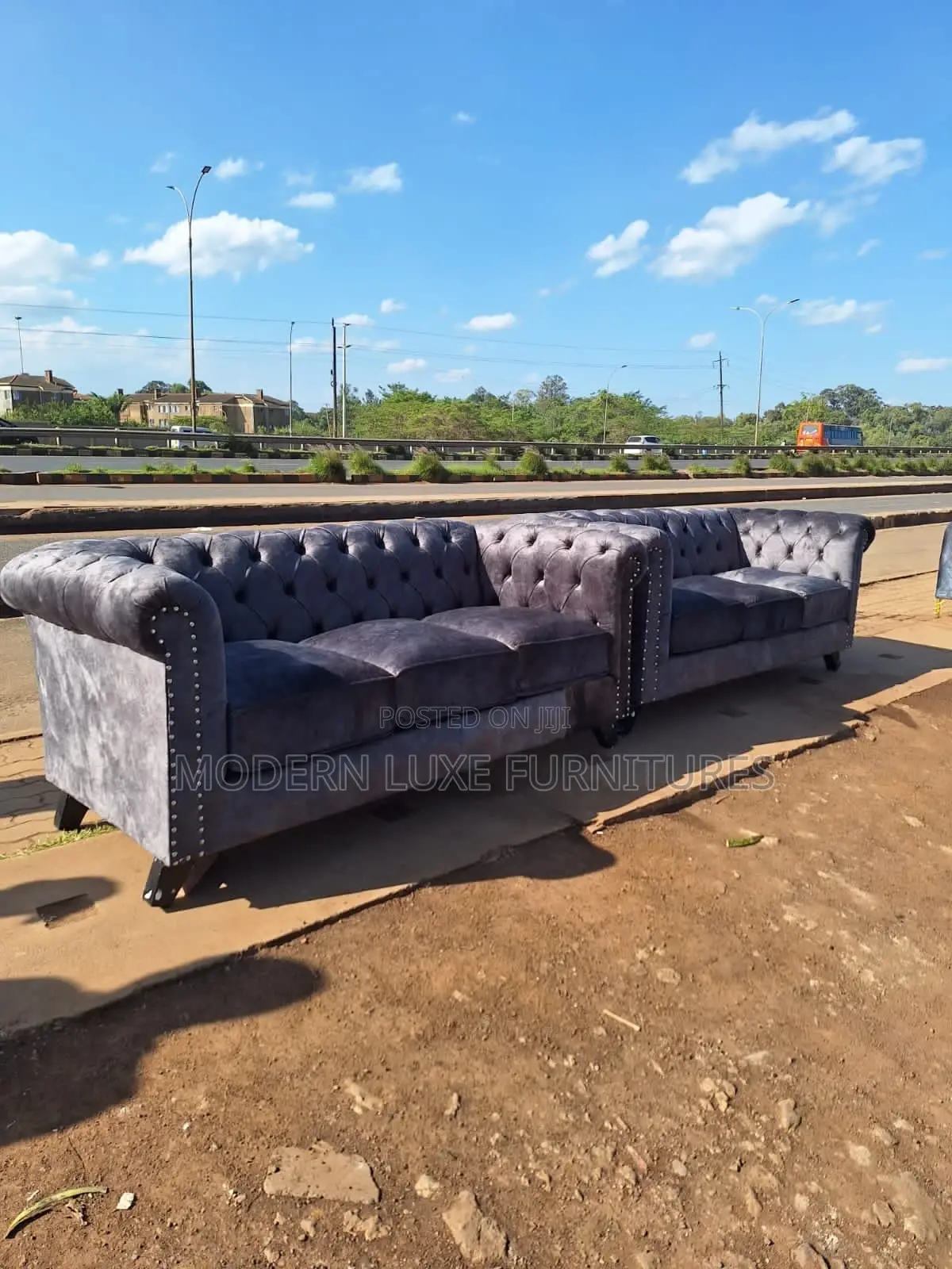 5 Seater Chesterfield Sofa