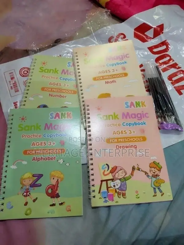 Books Sank Magic Handwriting Practice Books Set.