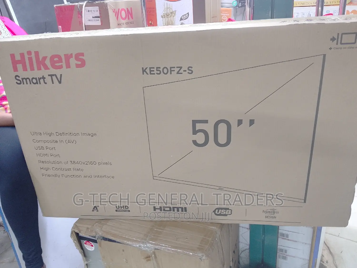 Tvs!Hikers 50 Inch Smart Android, Netflix, Youtube, Frameles
