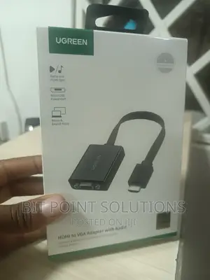 Ugreen Hdmi to VGA +3.5mm Audio With Power Port Converter