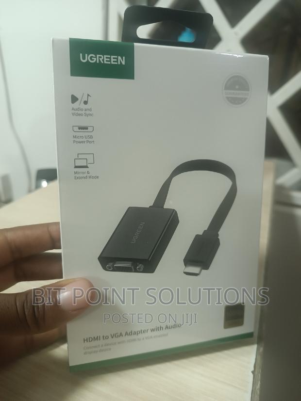Ugreen Hdmi to VGA +3.5mm Audio With Power Port Converter
