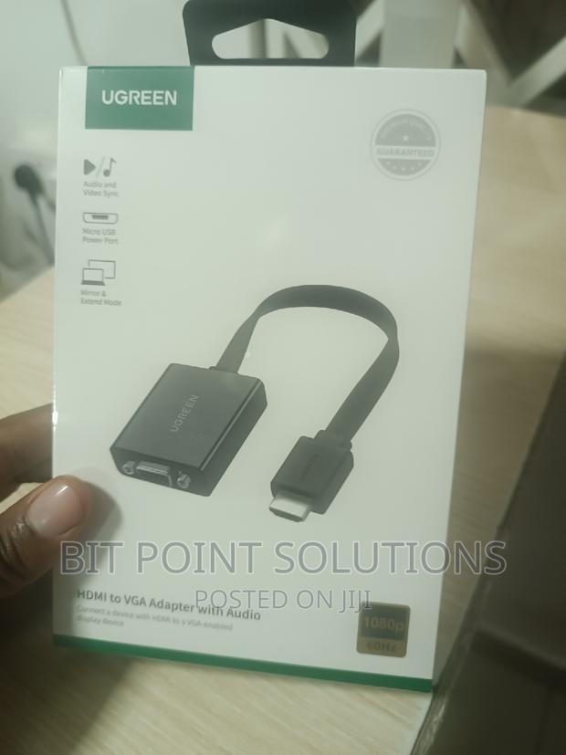 Ugreen HDMI to VGA Adapter With Audio (+3.5mm With Power