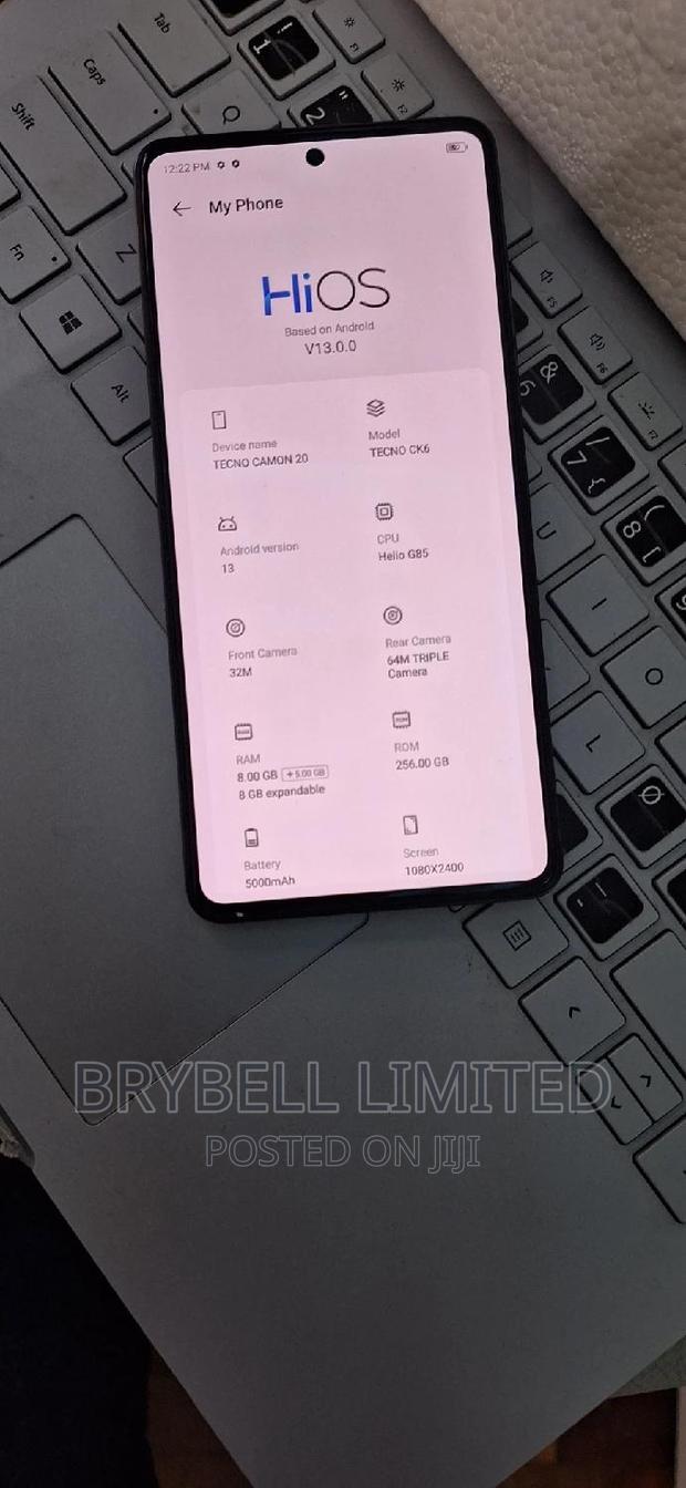 Tecno Camon 20 256 GB Blue - main view