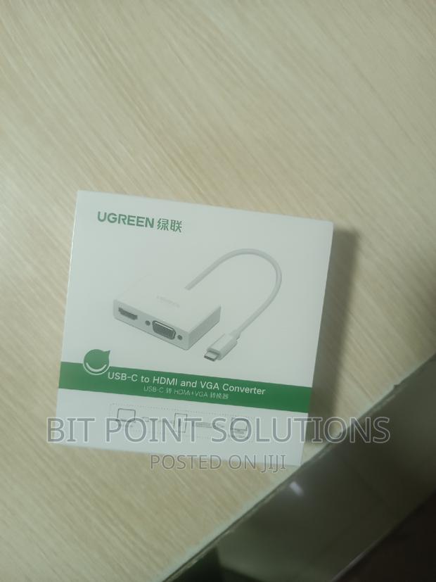 Ugreen Usb C to Hdmi and VGA Converter ' Usb-C to Hdmi-Vga
